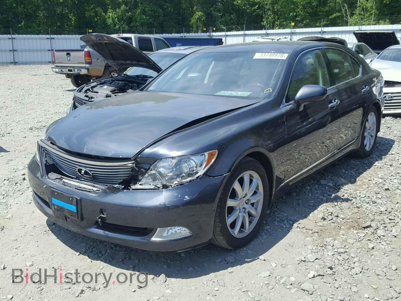 2007 LEXUS LS460 - VIN: JTHBL46F375048798 - Фото 2