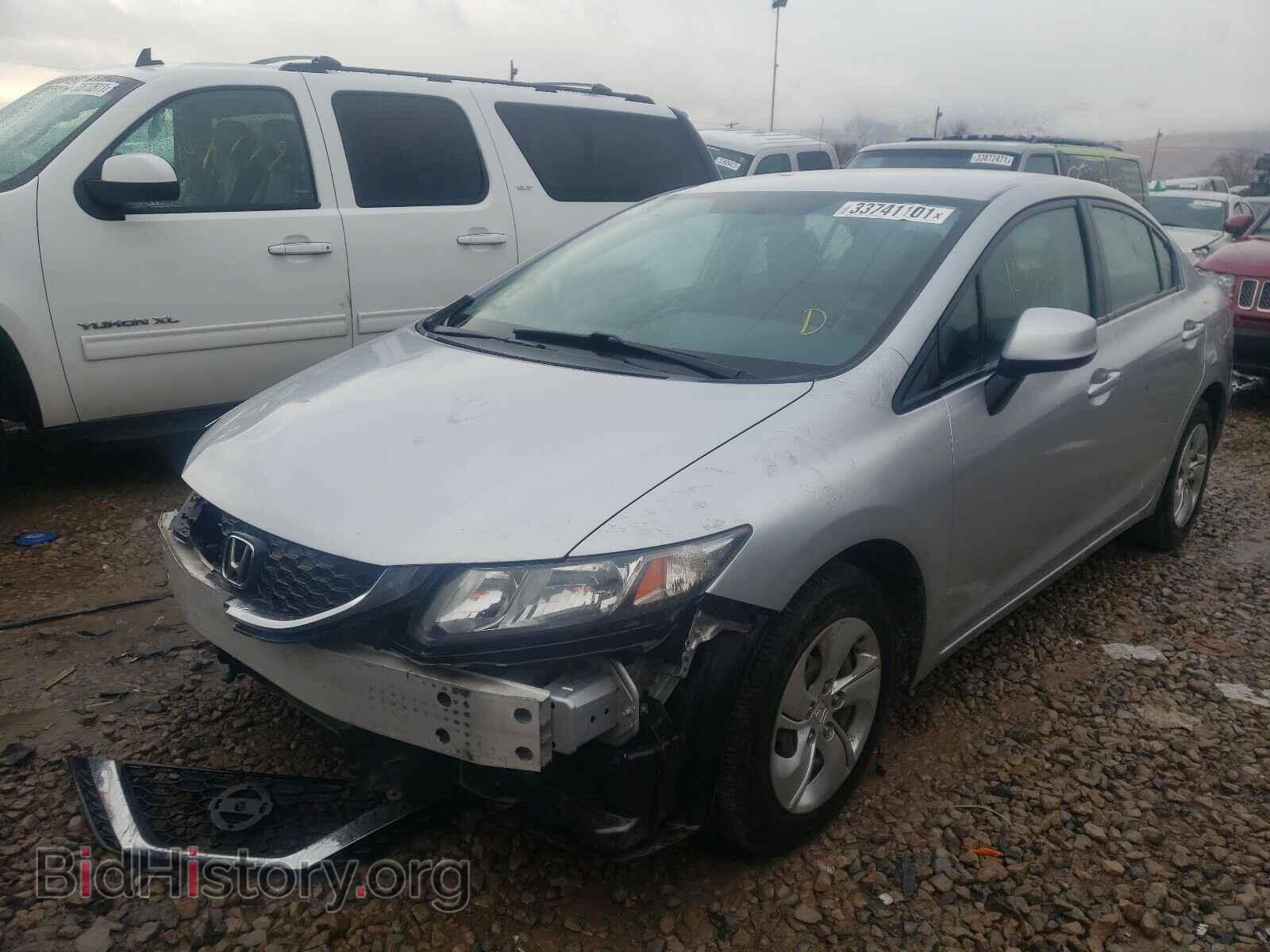 2013 HONDA CIVIC - VIN: 2HGFB2F55DH598950 - Фото 2