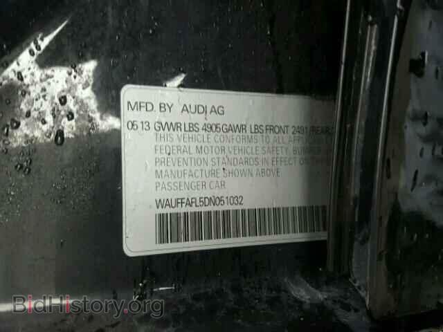 2013 AUDI A4 - VIN: WAUFFAFL5DN051032 - Фото 10
