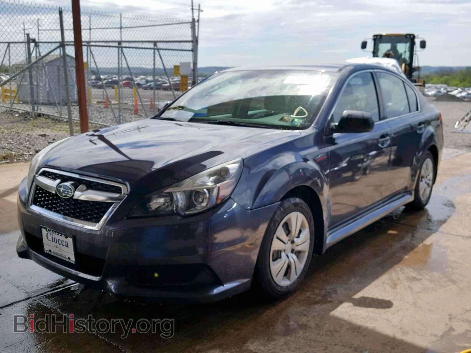 2013 SUBARU LEGACY - VIN: 4S3BMBA66D3014372 - Фото 2