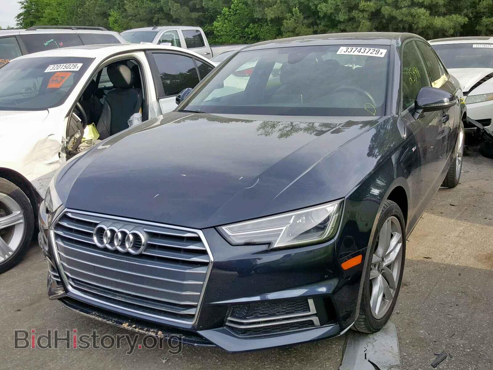 2017 AUDI A4 - VIN: WAUKMAF44HN058184 - Фото 2