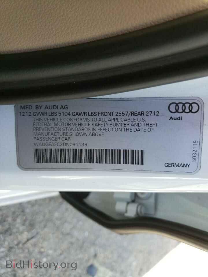 2013 AUDI A6 - VIN: WAUGFAFC2DN091136 - Photo 10