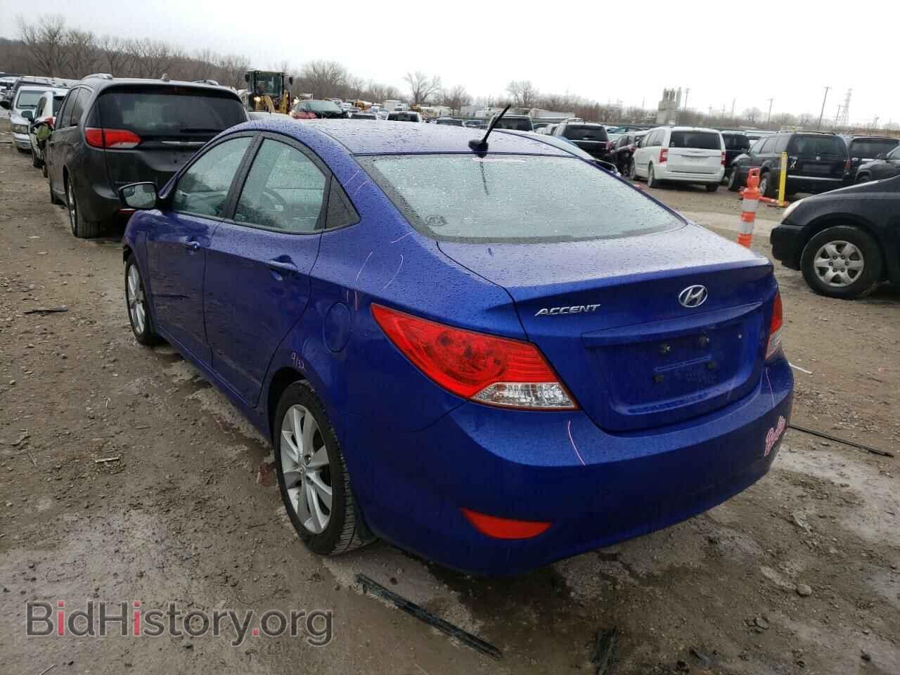 2014 HYUNDAI ACCENT - VIN: KMHCU4AE6EU703407 - Фото 3