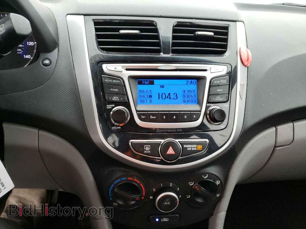 2014 HYUNDAI ACCENT - VIN: KMHCU4AE6EU703407 - Фото 9