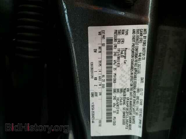 2012 FORD FOCUS - VIN: 1FAHP3E27CL352172 - Фото 10