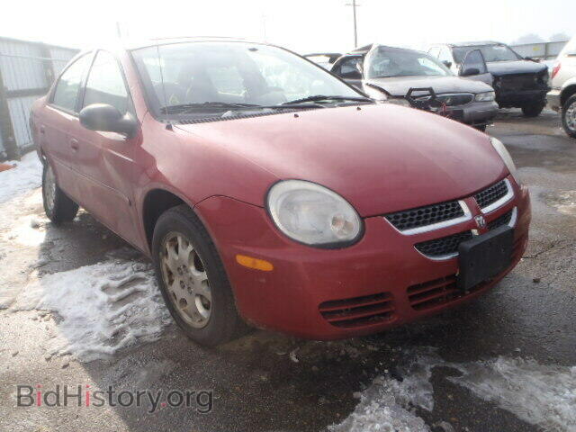 Photo 1B3ES56C85D114425 - DODGE NEON 2005