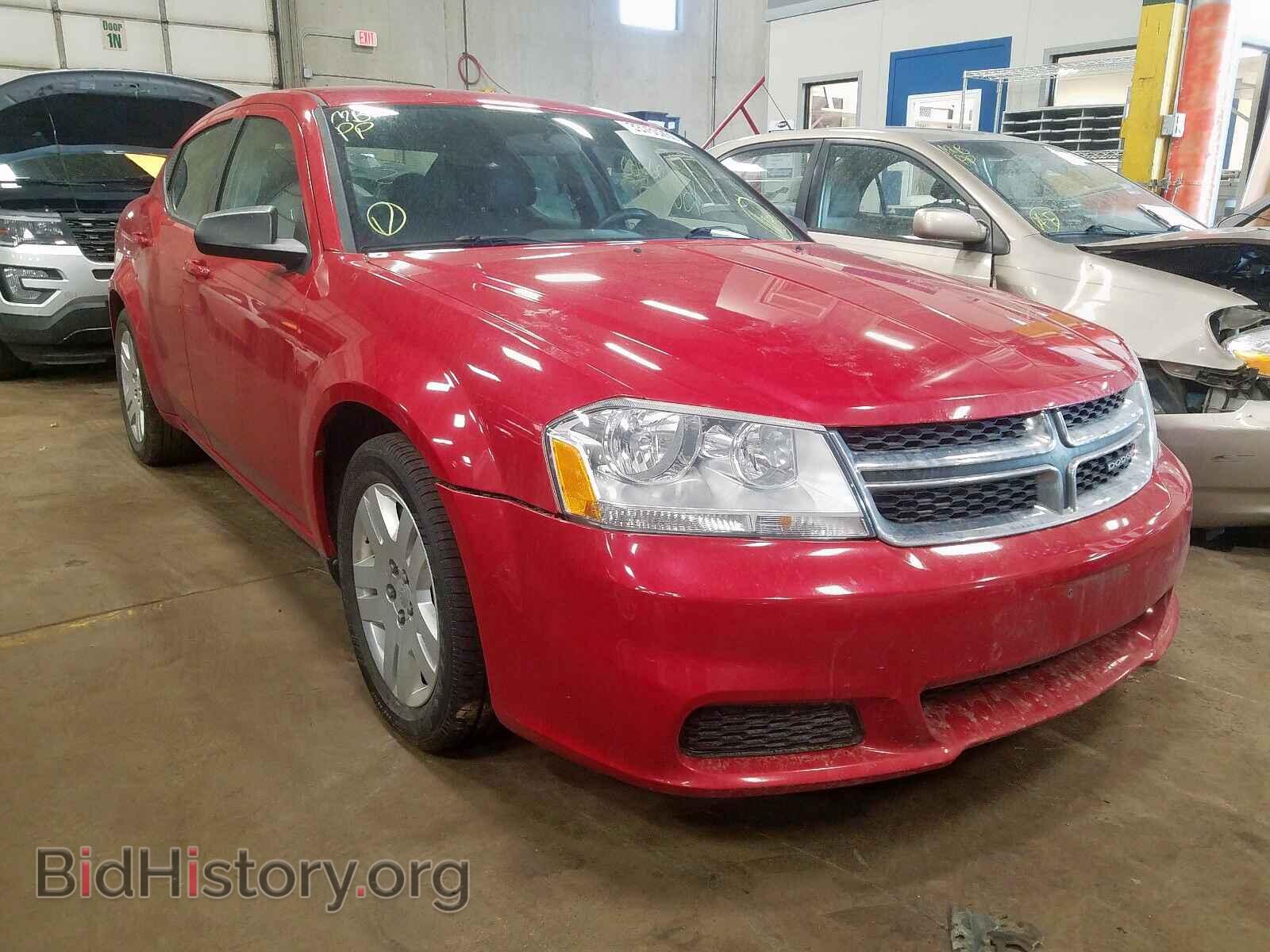 Фотография 1C3CDZAB2DN638835 - DODGE AVENGER 2013