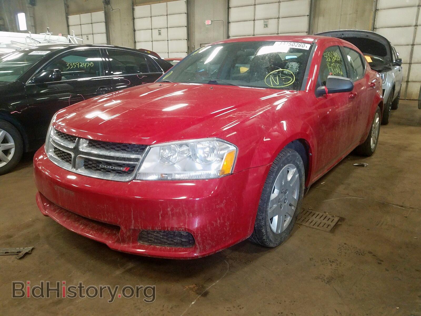 2013 DODGE AVENGER - VIN: 1C3CDZAB2DN638835 - Фото 2