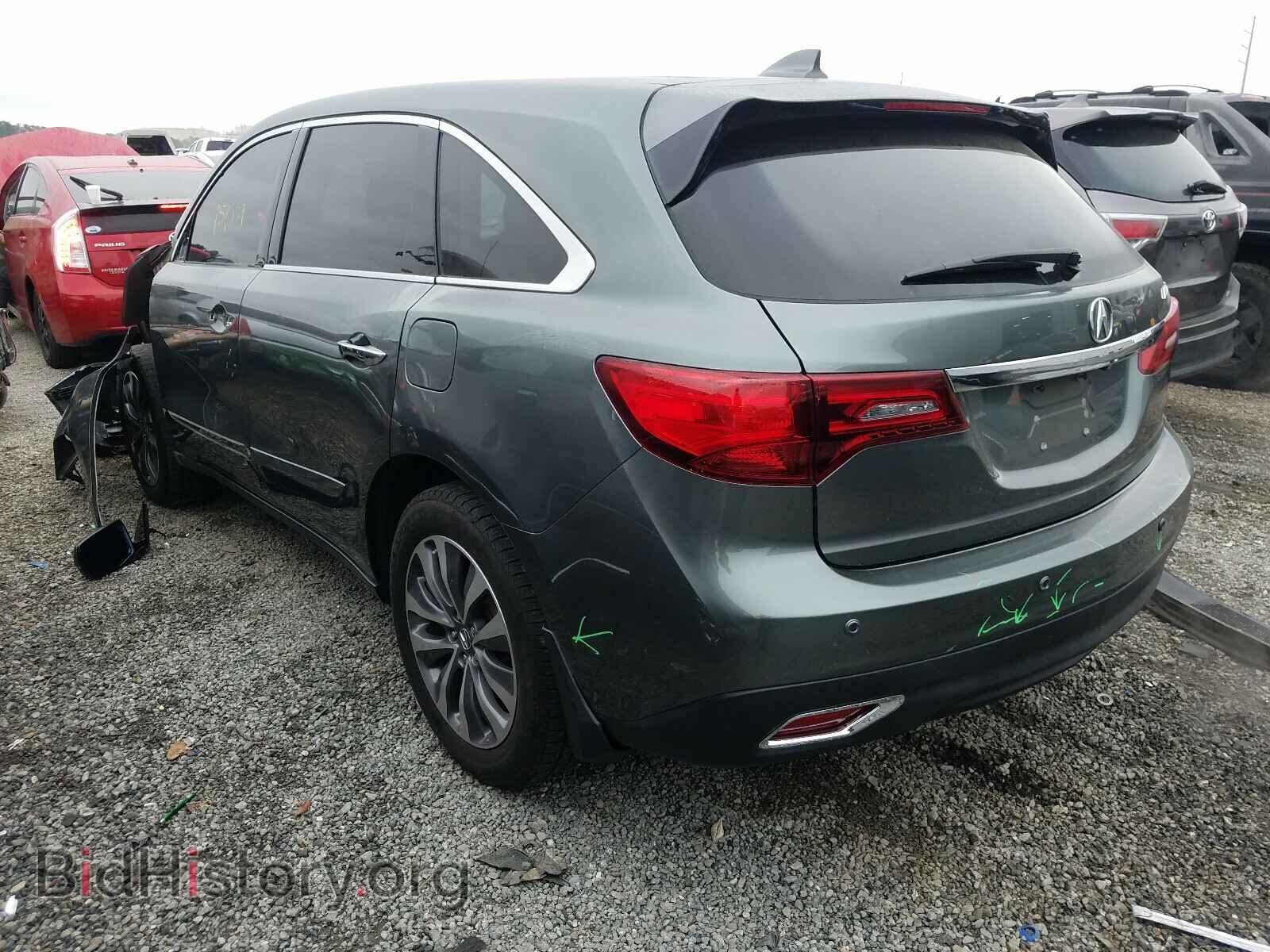 2014 ACURA MDX - VIN: 5FRYD3H48EB013957 - Фото 3