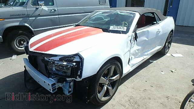 2012 CHEVROLET CAMARO - VIN: 2G1FT3DW4C9100283 - Фото 2