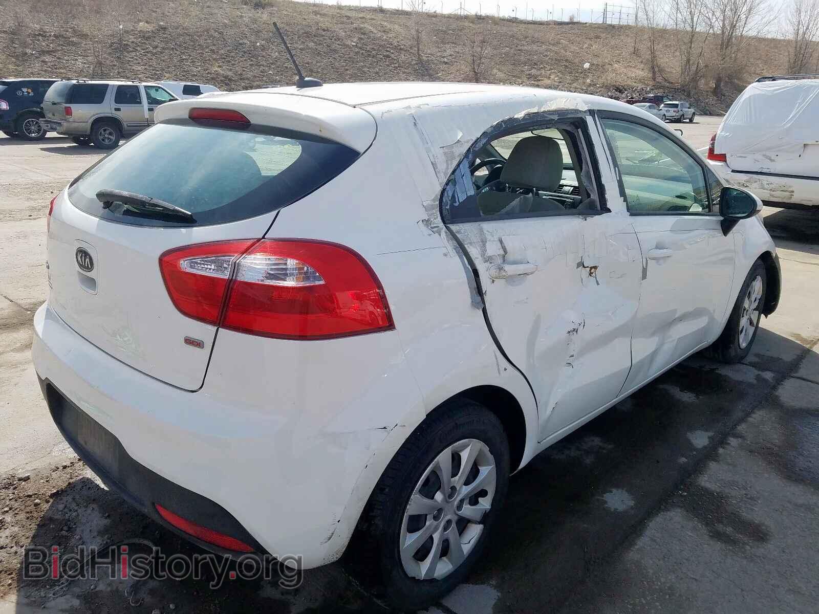 2012 KIA RIO - VIN: KNADM5A39C6031144 - Фото 4