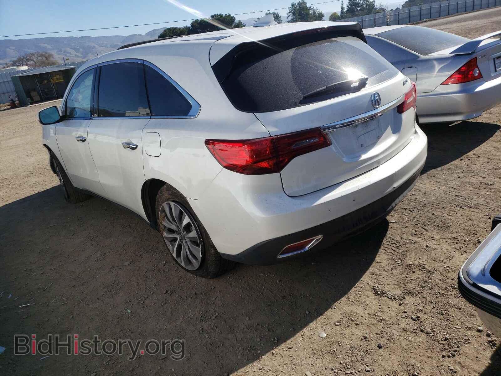 2014 ACURA MDX - VIN: 5FRYD3H45EB008229 - Фото 3