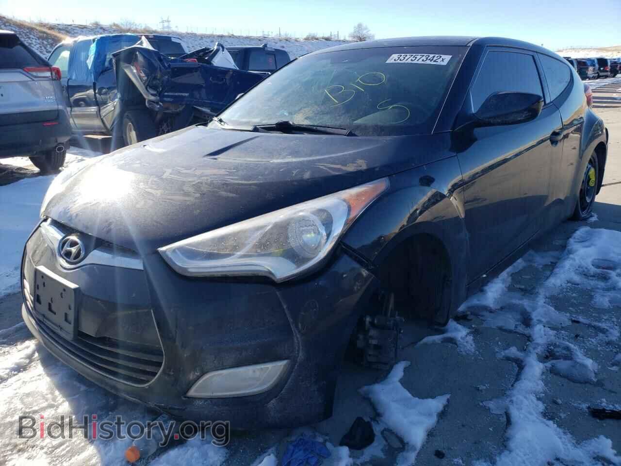 2014 HYUNDAI VELOSTER - VIN: KMHTC6AD8EU206834 - Фото 2