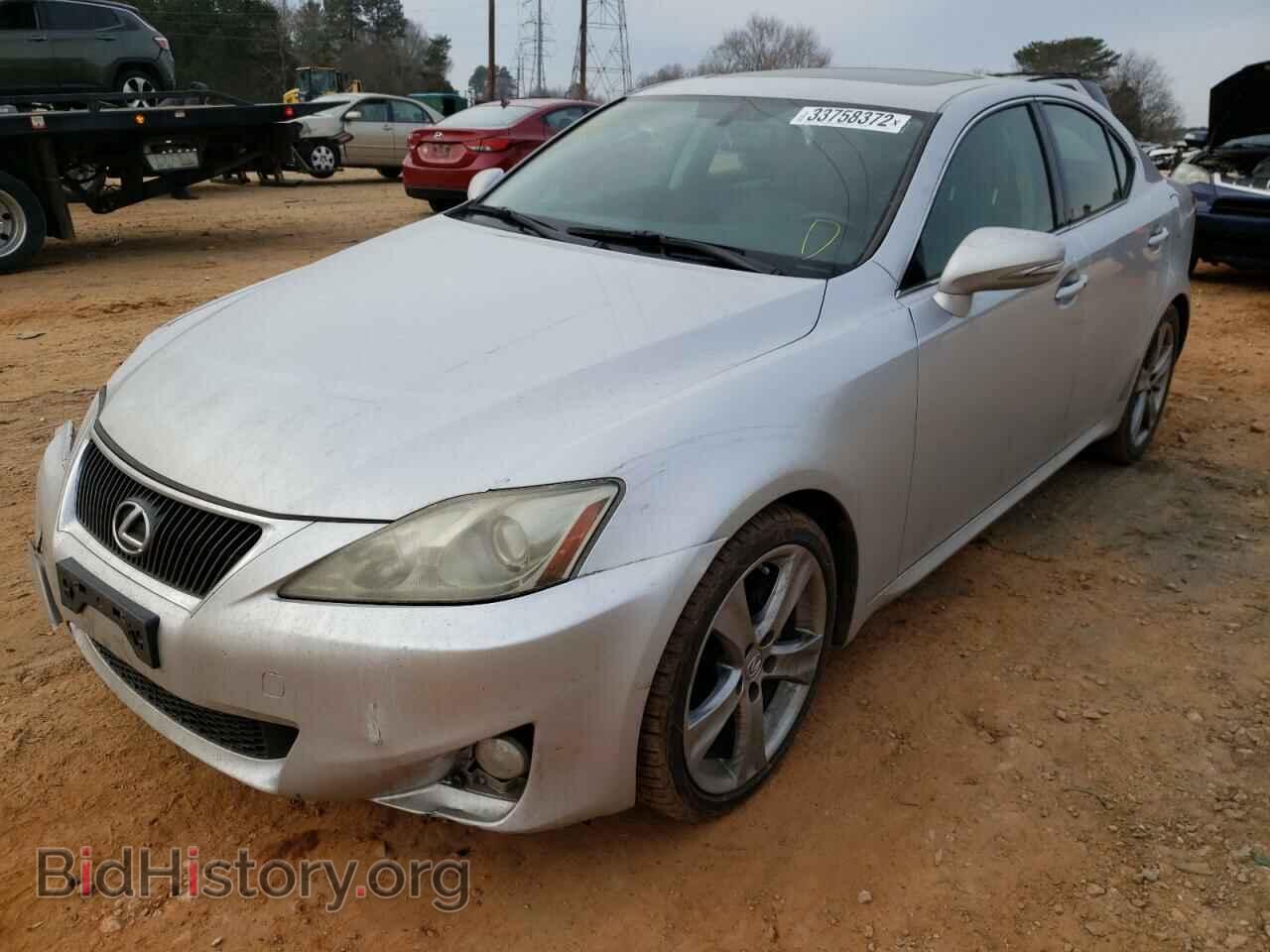 2011 LEXUS IS - VIN: JTHBF5C24B2100576 - Фото 2