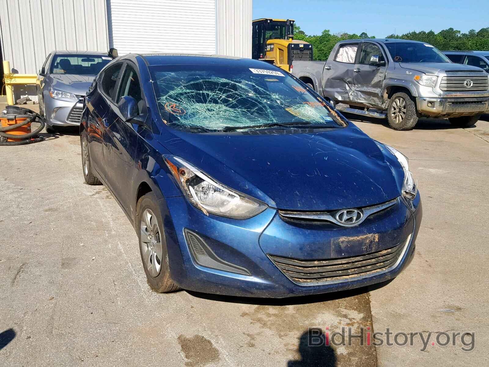 Photo 5NPDH4AE2GH784920 - HYUNDAI ELANTRA 2016