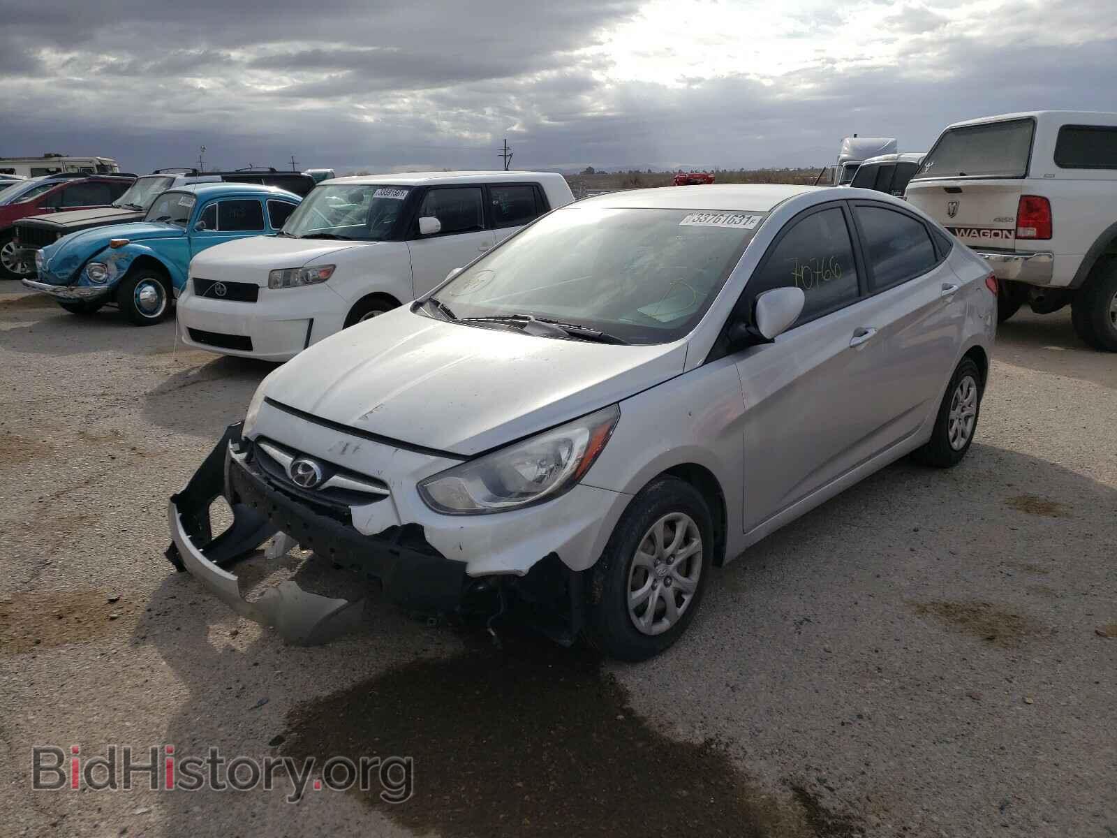 2013 HYUNDAI ACCENT - VIN: KMHCT4AE1DU550792 - Фото 2