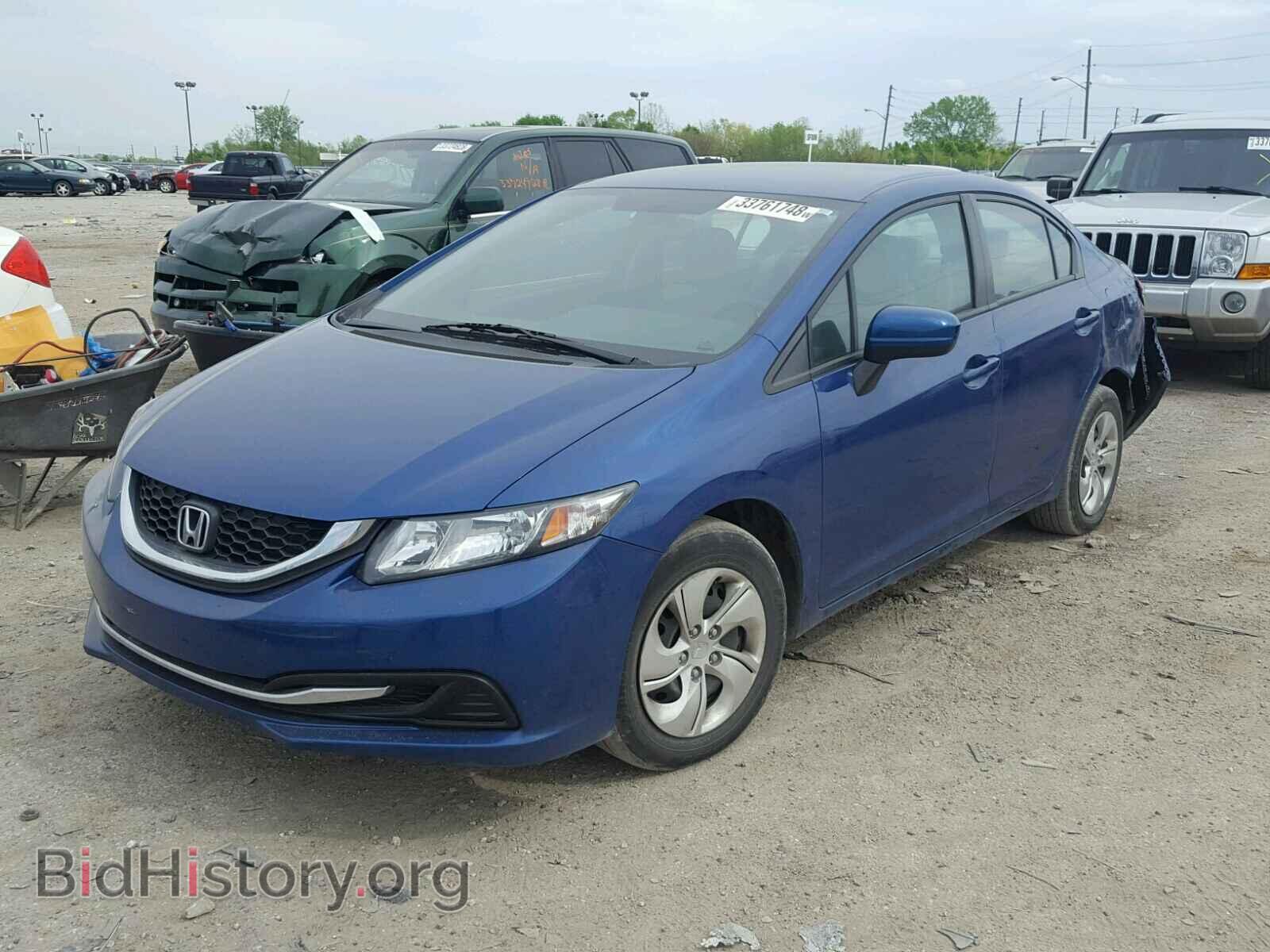 2014 HONDA CIVIC LX - VIN: 19XFB2F50EE005135 - Фото 2