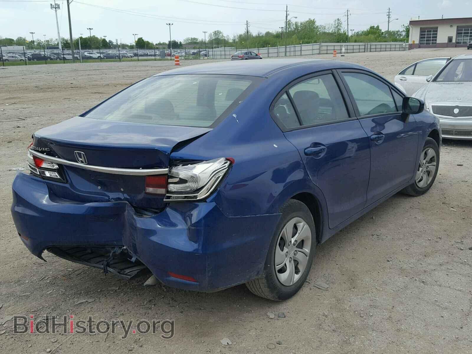 2014 HONDA CIVIC LX - VIN: 19XFB2F50EE005135 - Фото 4