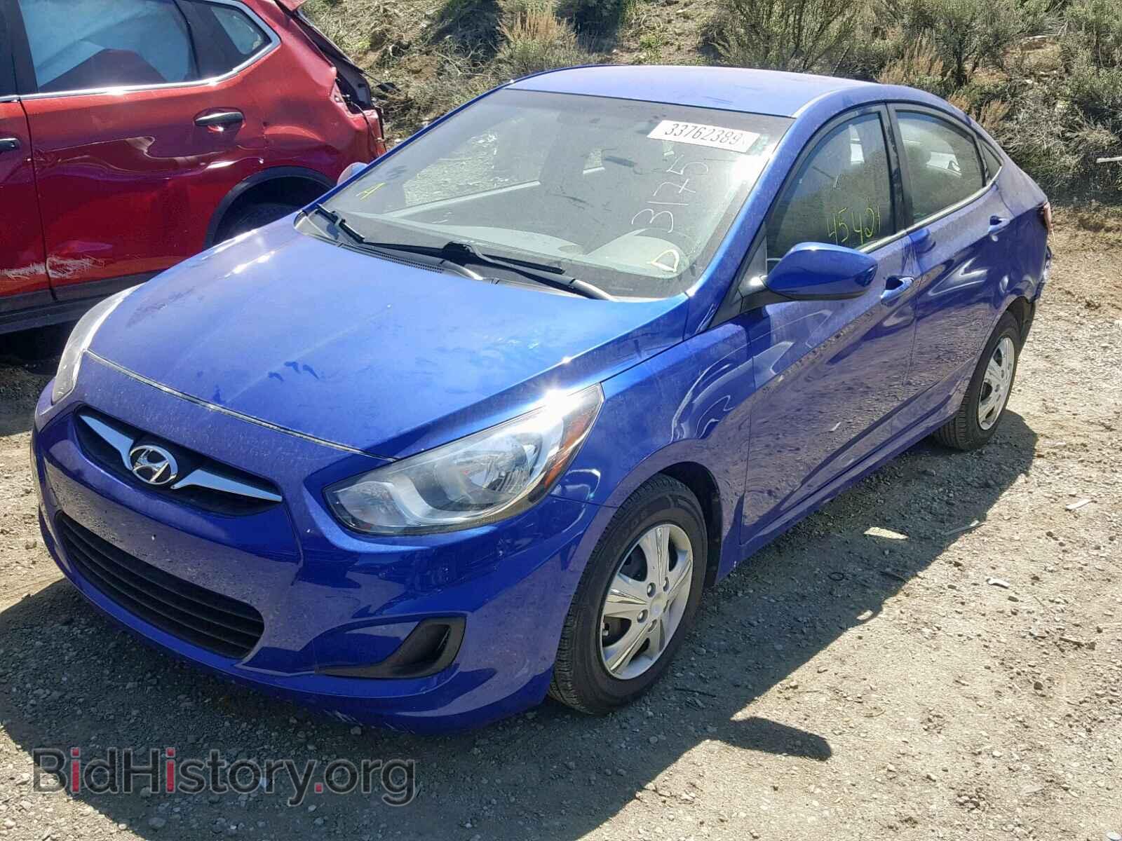 2013 HYUNDAI ACCENT - VIN: KMHCT4AE3DU548235 - Фото 2