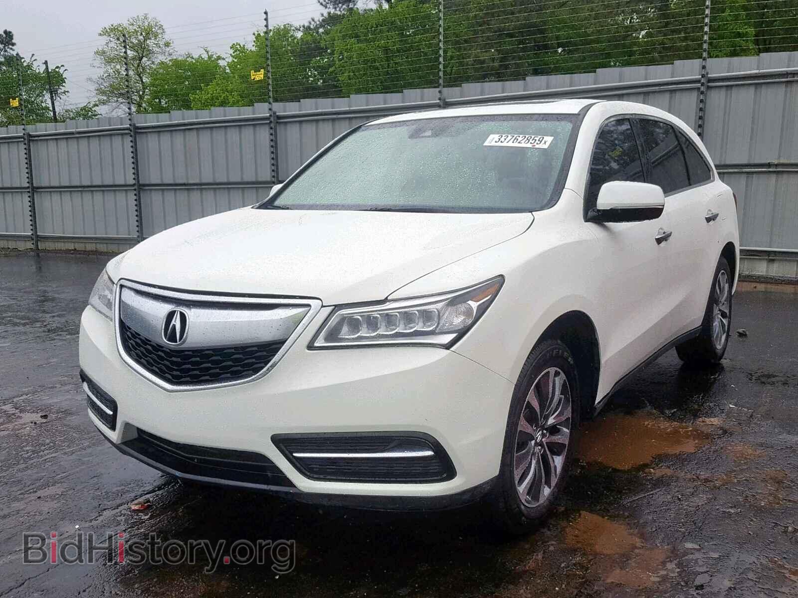 2016 ACURA MDX - VIN: 5FRYD3H41GB002477 - Фото 2