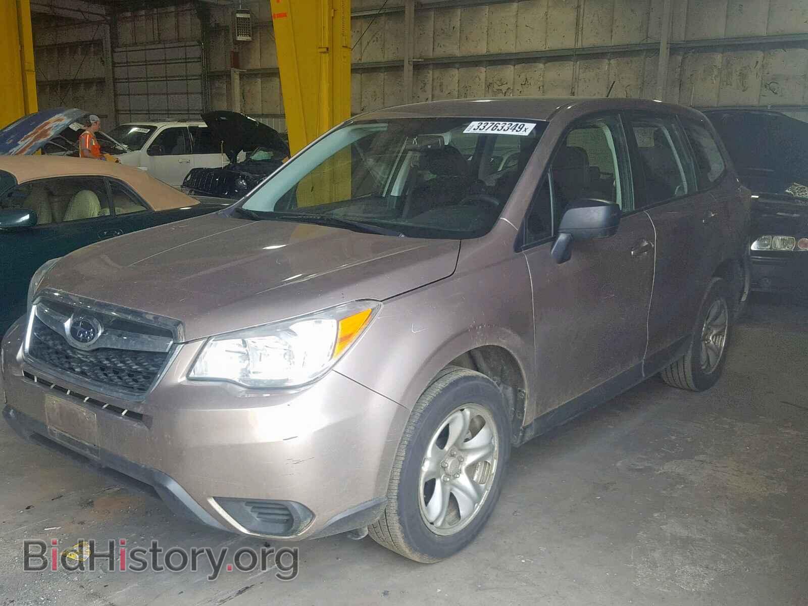 2014 SUBARU FORESTER - VIN: JF2SJAAC4EH449423 - Фото 2