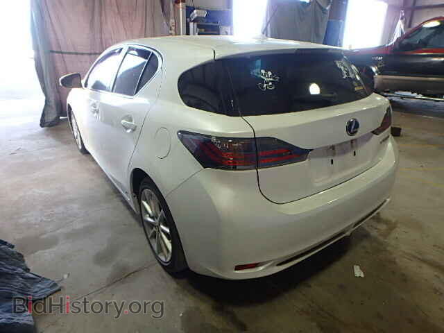 2012 LEXUS CT 200 - VIN: JTHKD5BH1C2085919 - Фото 3