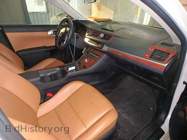 2012 LEXUS CT 200 - VIN: JTHKD5BH1C2085919 - Фото 5