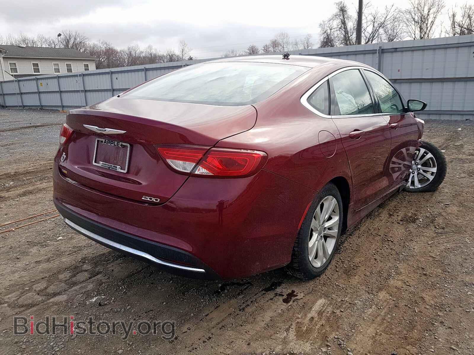 2015 CHRYSLER 200 - VIN: 1C3CCCAB3FN570144 - Фото 4