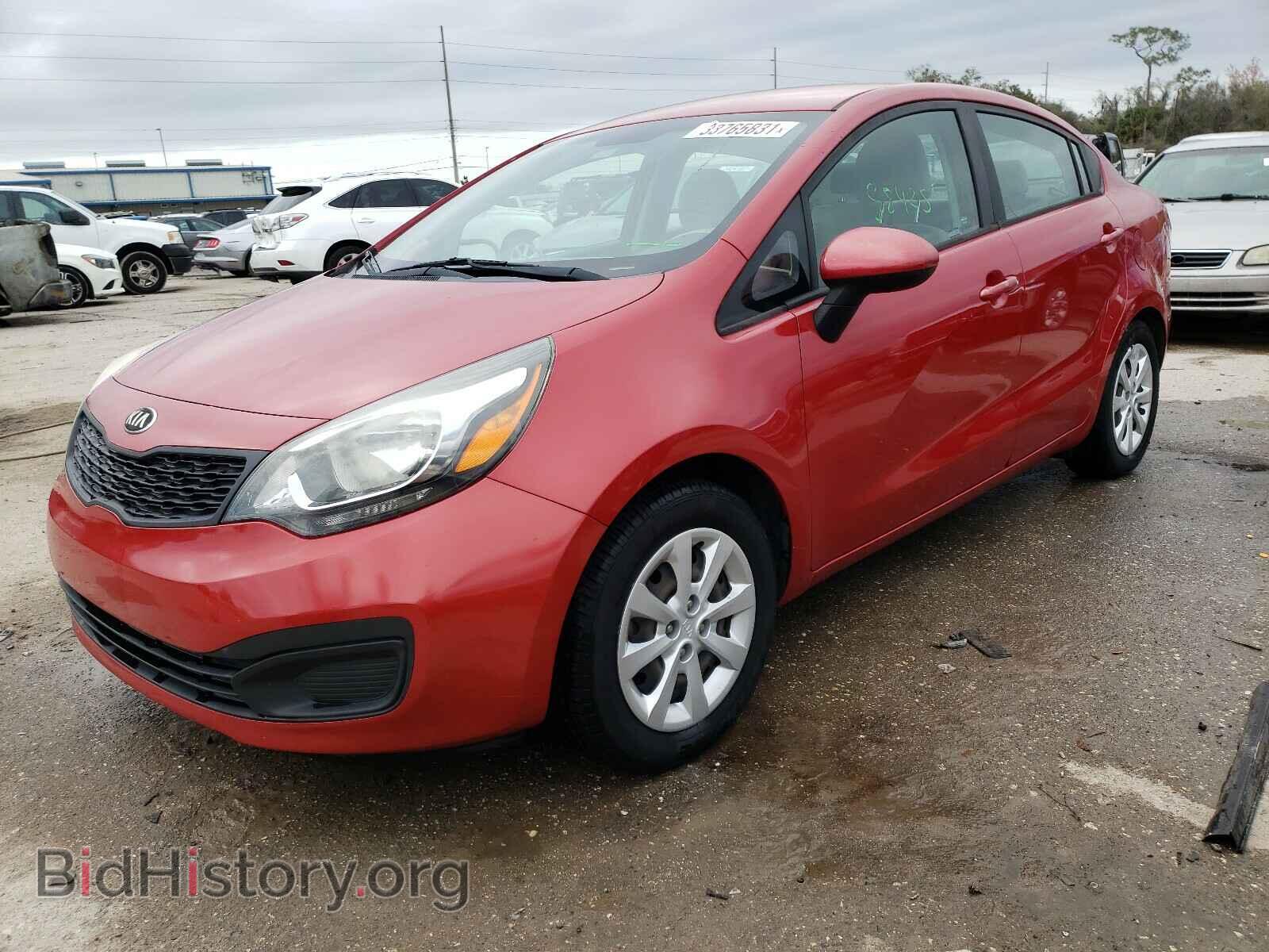 2014 KIA RIO - VIN: KNADM4A34E6409805 - Фото 2