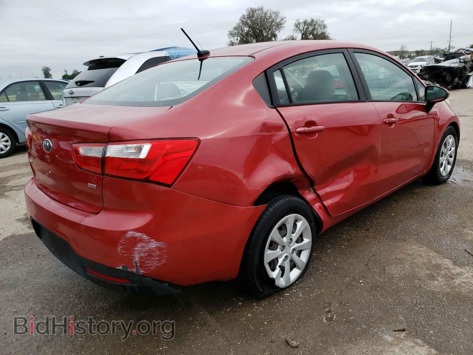 2014 KIA RIO - VIN: KNADM4A34E6409805 - Фото 4