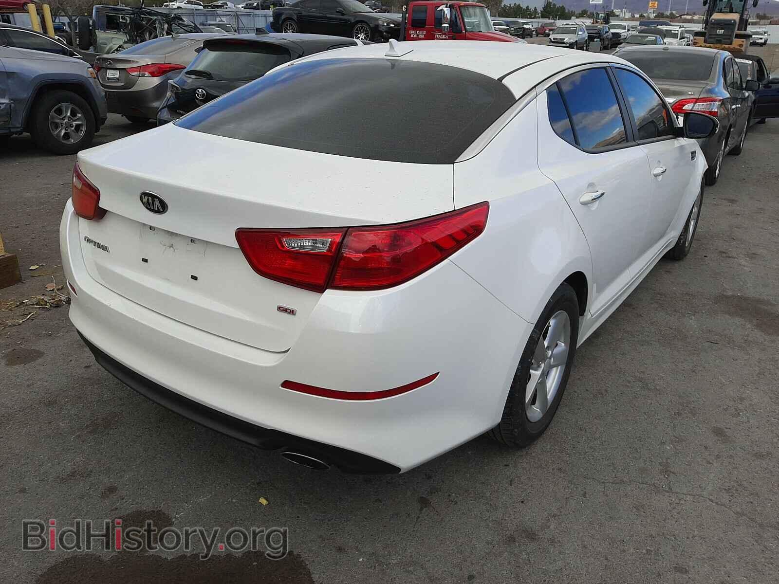 2015 KIA OPTIMA - VIN: KNAGM4A70F5630843 - Фото 4
