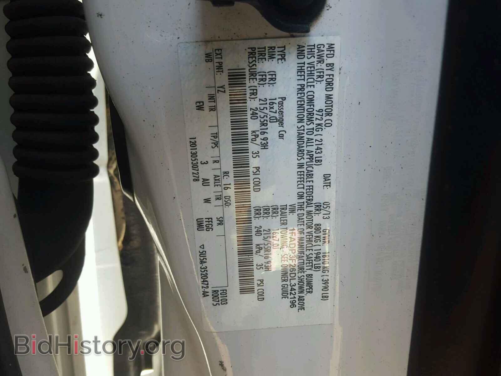 2013 FORD FOCUS - VIN: 1FADP3F26DL342196 - Photo 10
