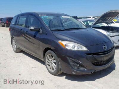2015 Mazda 5 5 Sport, черный — VIN JM1CW2BL8F0185177, Copart