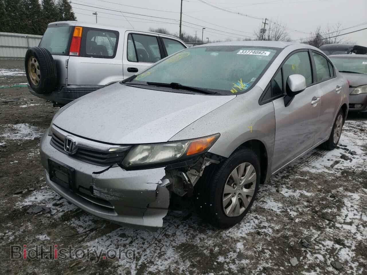 2012 HONDA CIVIC - VIN: 19XFB2F50CE347777 - Фото 2