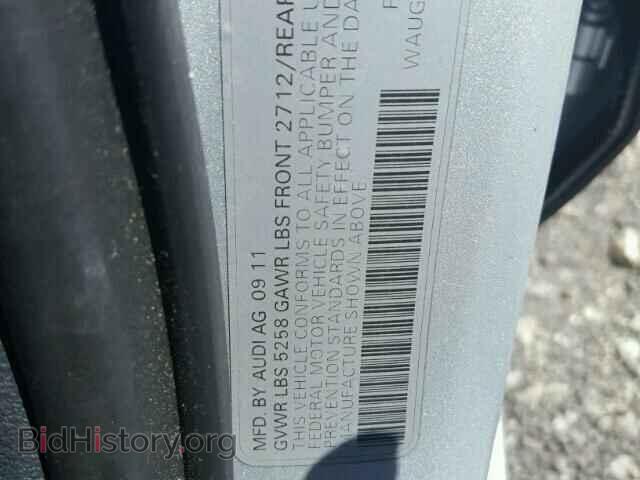 2012 AUDI A6 - VIN: WAUGGAFC2CN054258 - Фото 10