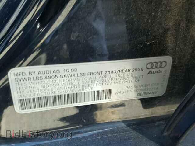 2009 AUDI A4 - VIN: WAULF78K09N032258 - Фото 10
