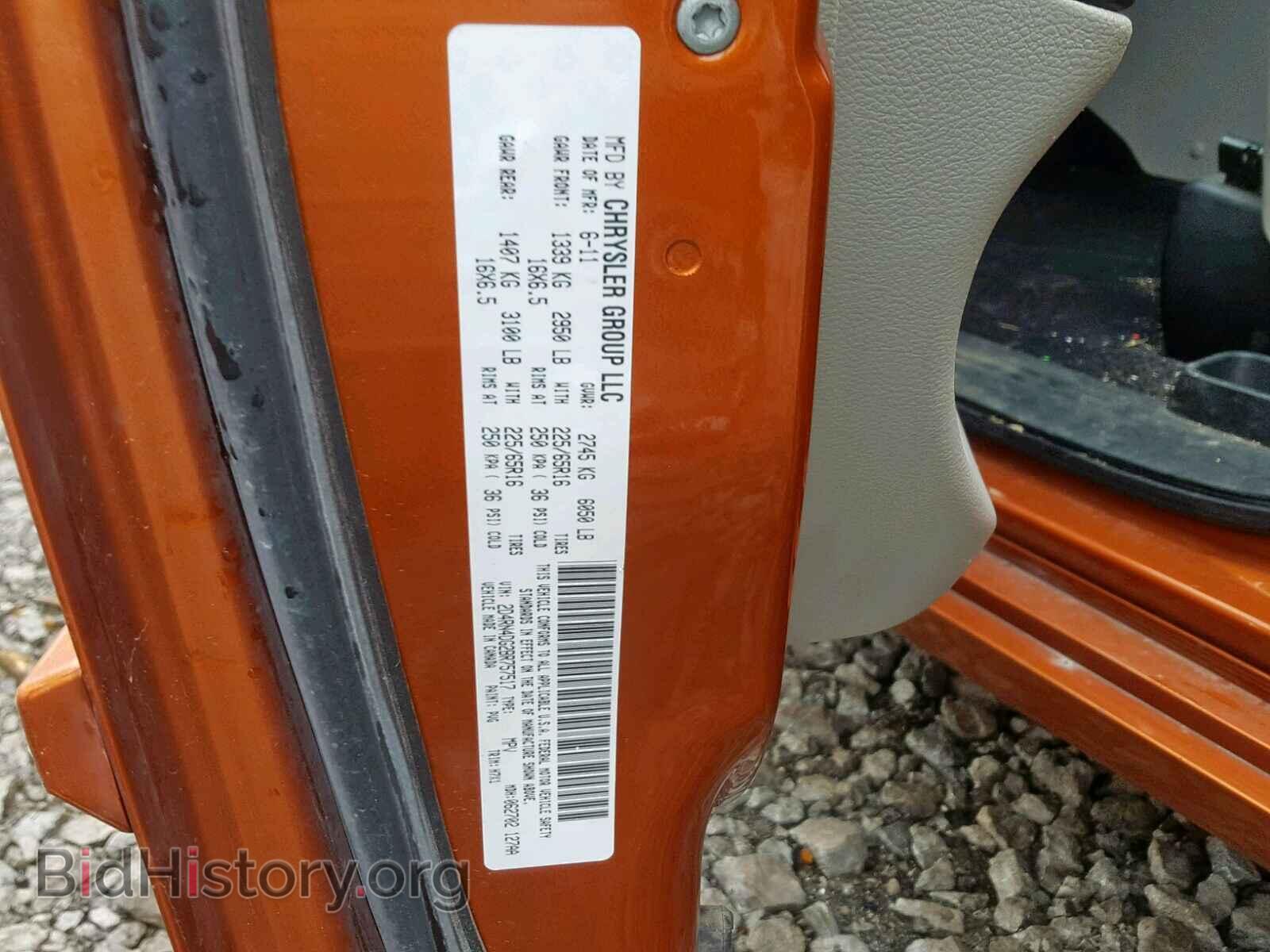 2011 DODGE GRAND CARA - VIN: 2D4RN4DG2BR757517 - Фото 10