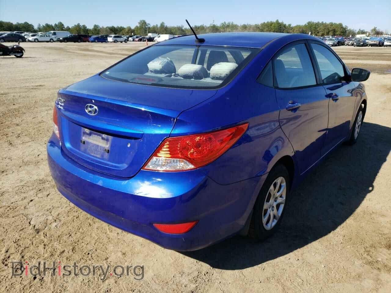 2014 HYUNDAI ACCENT - VIN: KMHCT4AEXEU726921 - Фото 4
