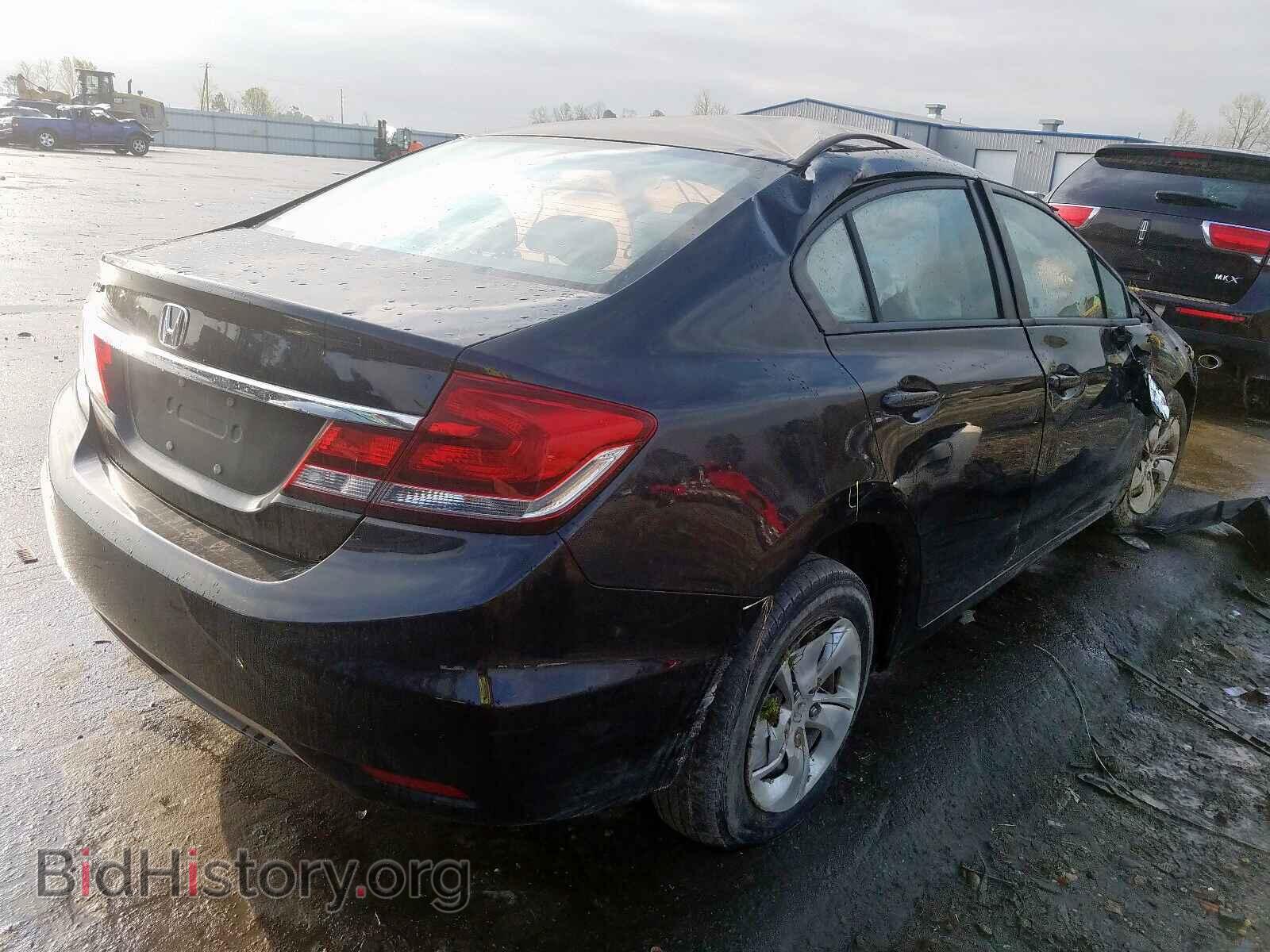 2013 HONDA CIVIC - VIN: 2HGFB2F53DH569608 - Фото 4
