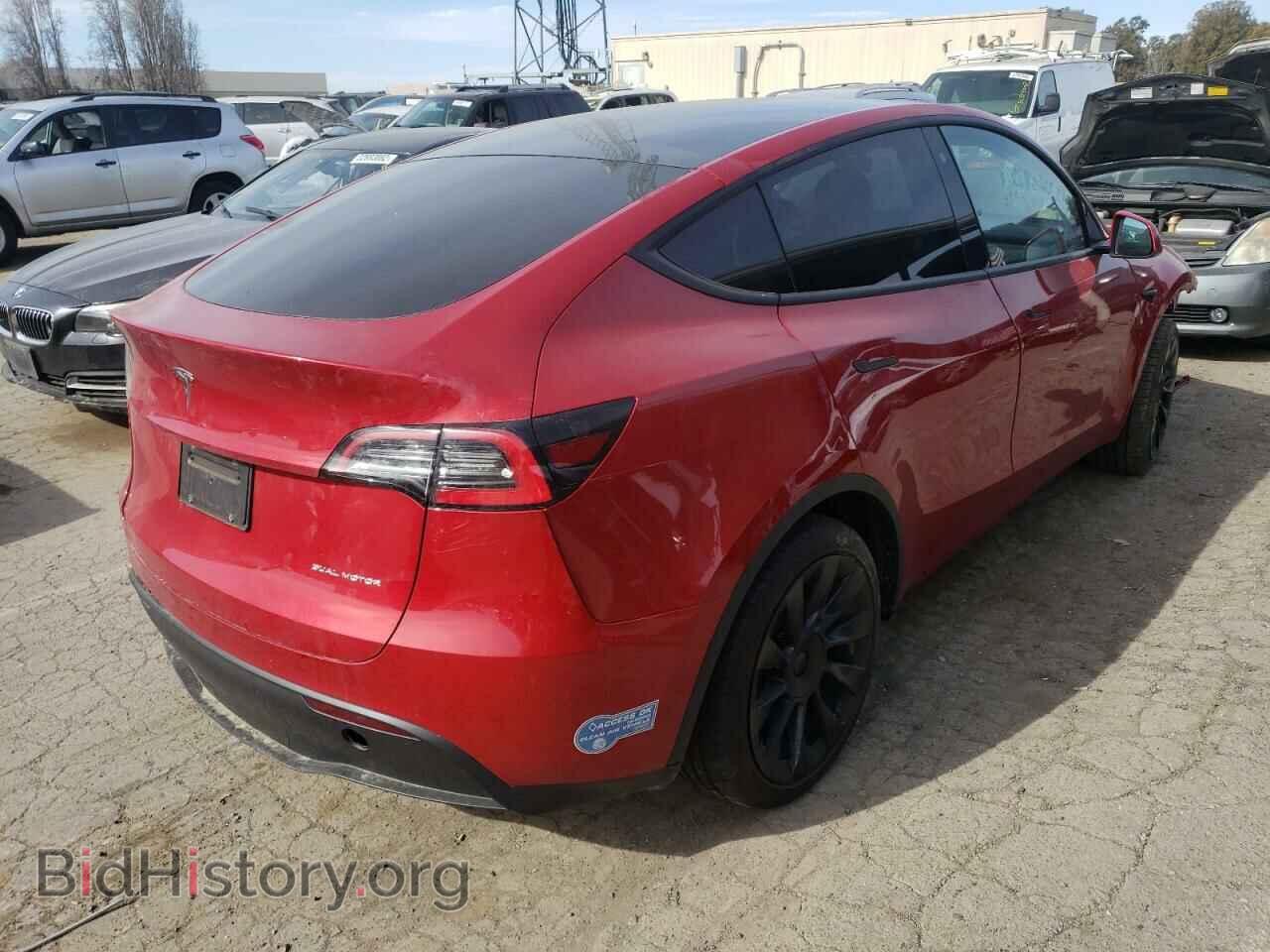 2020 TESLA MODEL Y - VIN: 5YJYGDEE2LF059325 - Фото 4