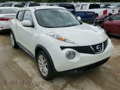 2013 Nissan JUKE Juke S/SV/, white — VIN JN8AF5MV6DT208107, Copart