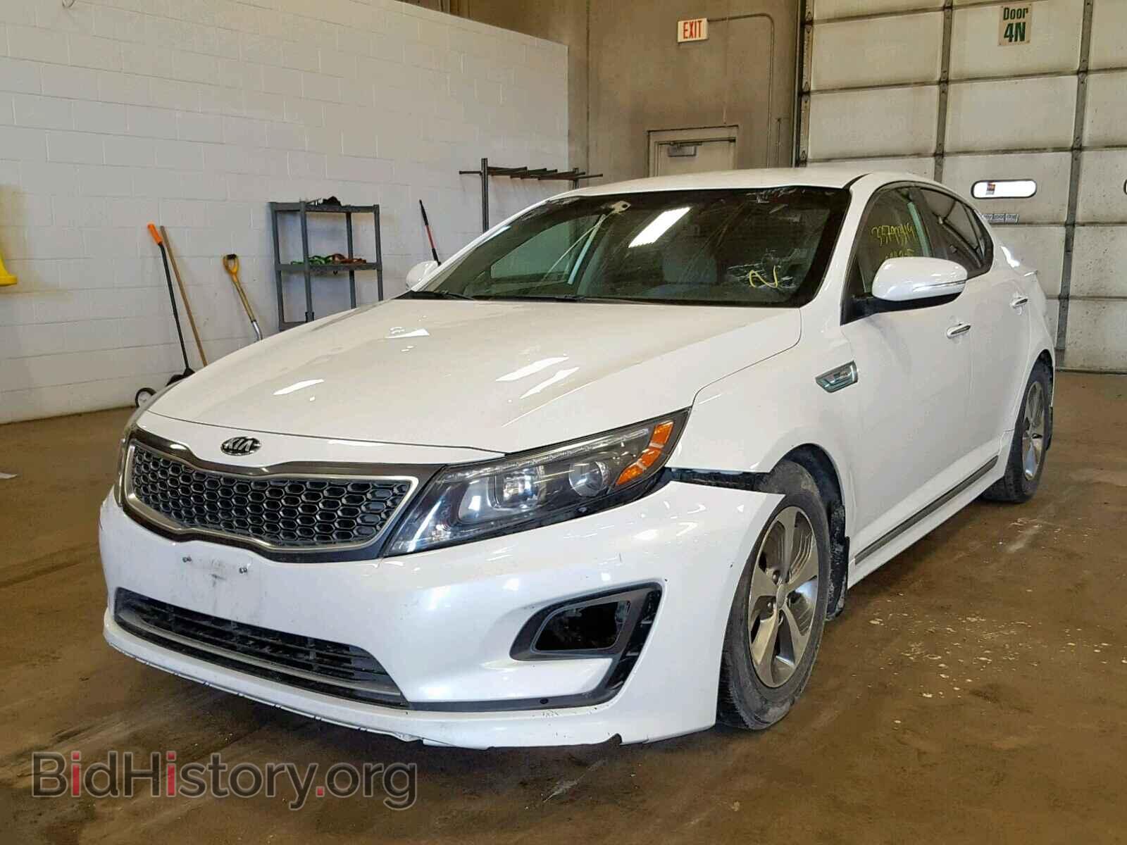 2014 KIA OPTIMA HYB - VIN: KNAGM4AD1E5063661 - Фото 2