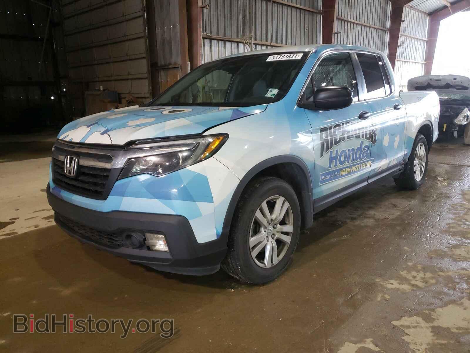 2019 HONDA RIDGELINE - VIN: 5FPYK2F23KB005674 - Фото 2
