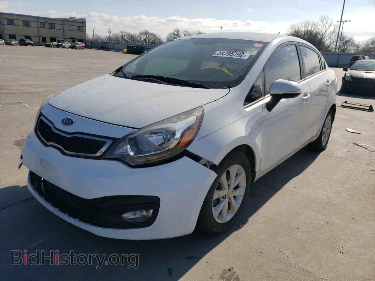 2013 KIA RIO - VIN: KNADN4A34D6102291 - Фото 2