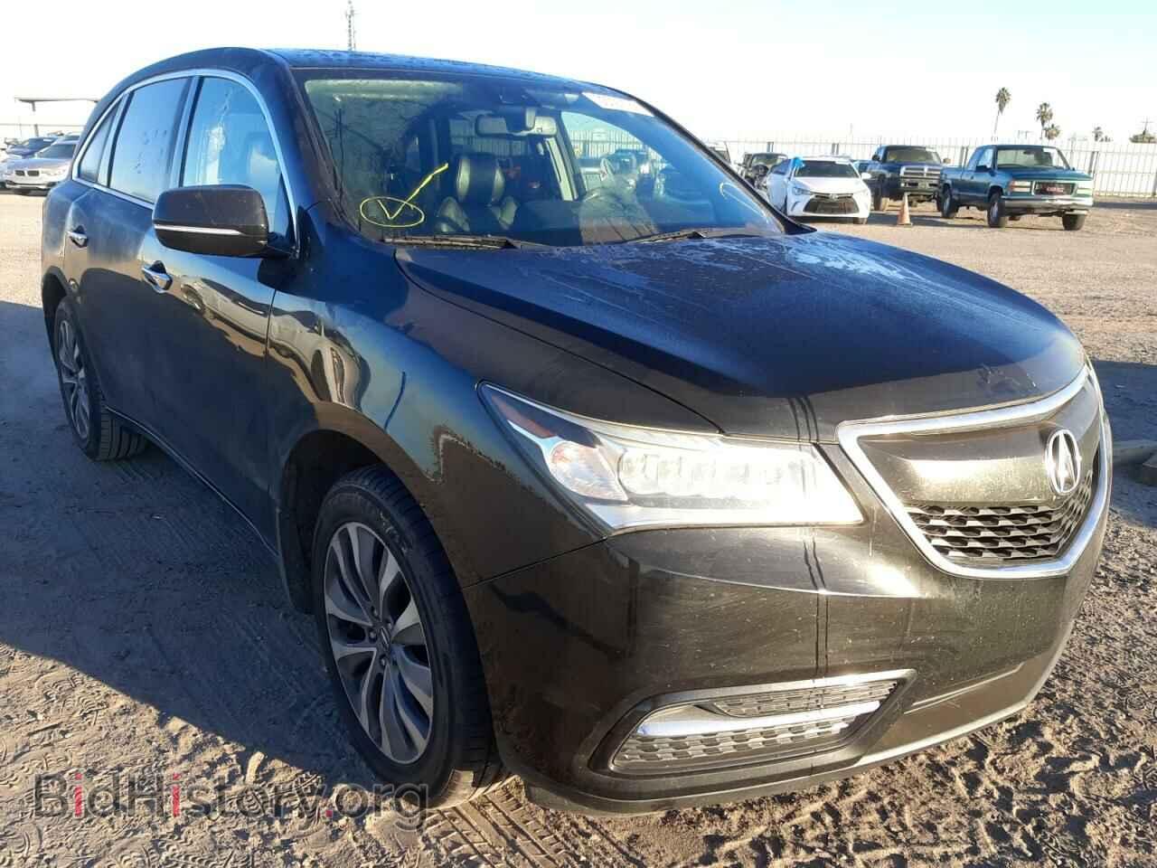 Photo 5FRYD3H44EB009680 - ACURA MDX 2014