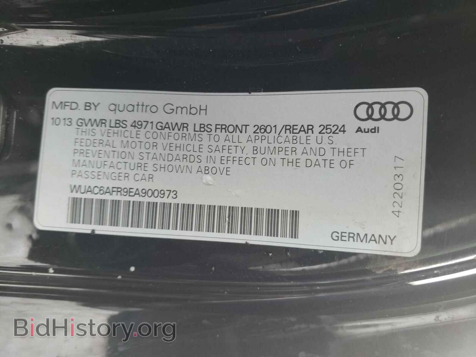 2014 AUDI S5/RS5 - VIN: WUAC6AFR9EA900973 - Фото 10