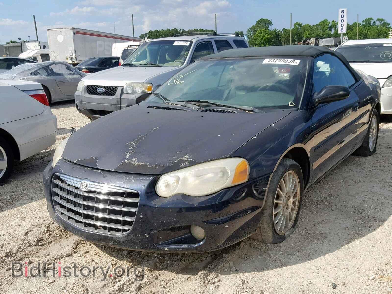 2004 CHRYSLER SEBRING - VIN: 1C3EL55RX4N407046 - Фото 2