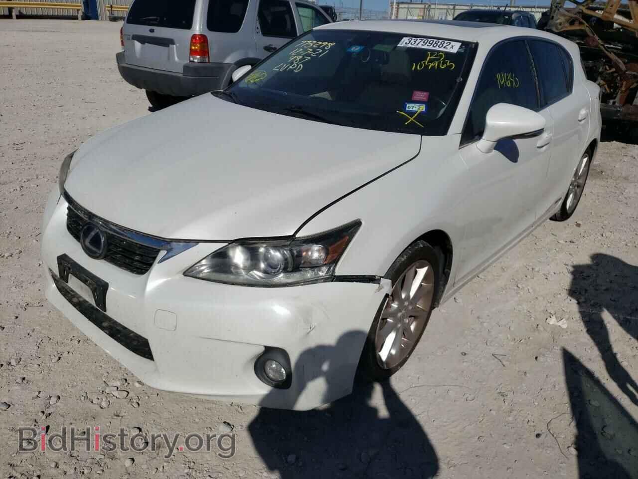 2012 LEXUS CT 200 - VIN: JTHKD5BH8C2103963 - Фото 2