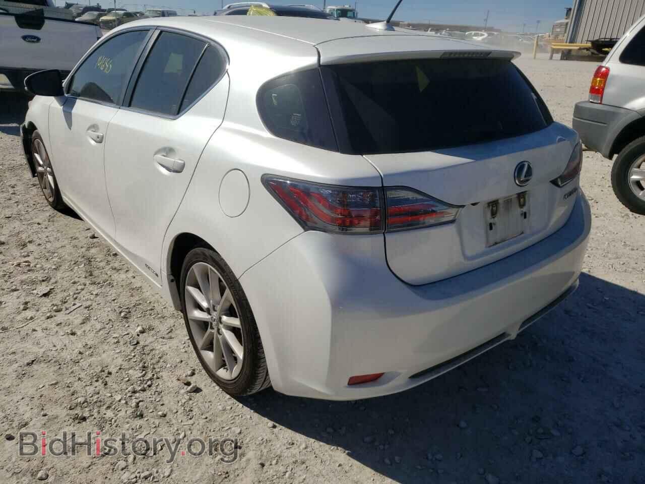2012 LEXUS CT 200 - VIN: JTHKD5BH8C2103963 - Фото 3