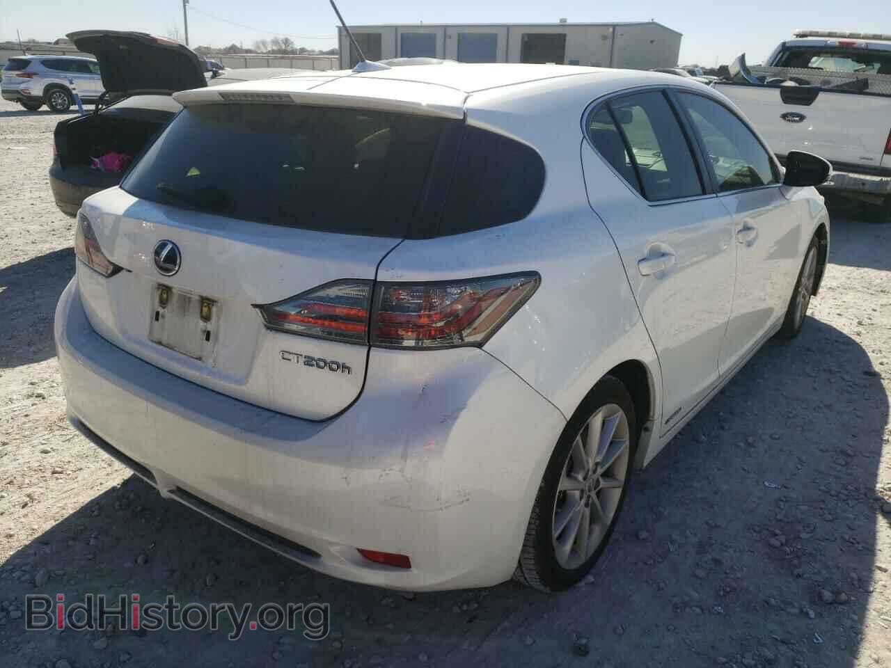 2012 LEXUS CT 200 - VIN: JTHKD5BH8C2103963 - Фото 4
